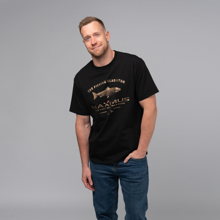 Футболка Maximus чёрная 3XL (MCTSBXXXL)