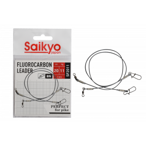 Поводок Saikyo FC Leader SF2011, 11кг/20см, 2шт Поводок Saikyo FC Leader SF2011, 11кг/20см, 2шт