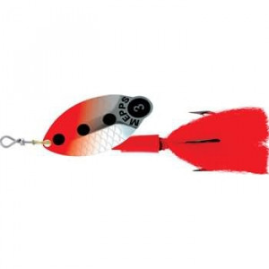 Блесна вращ. Mepps LUSOX FLUO, 2, Silver/Red (блистер) Блесна вращ. Mepps LUSOX FLUO, 2, Silver/Red (блистер)