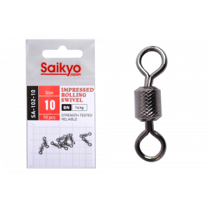 Вертлюг Saikyo SA-102-10 - 10 шт (14кг) Вертлюг Saikyo SA-102-10 - 10 шт (14кг)