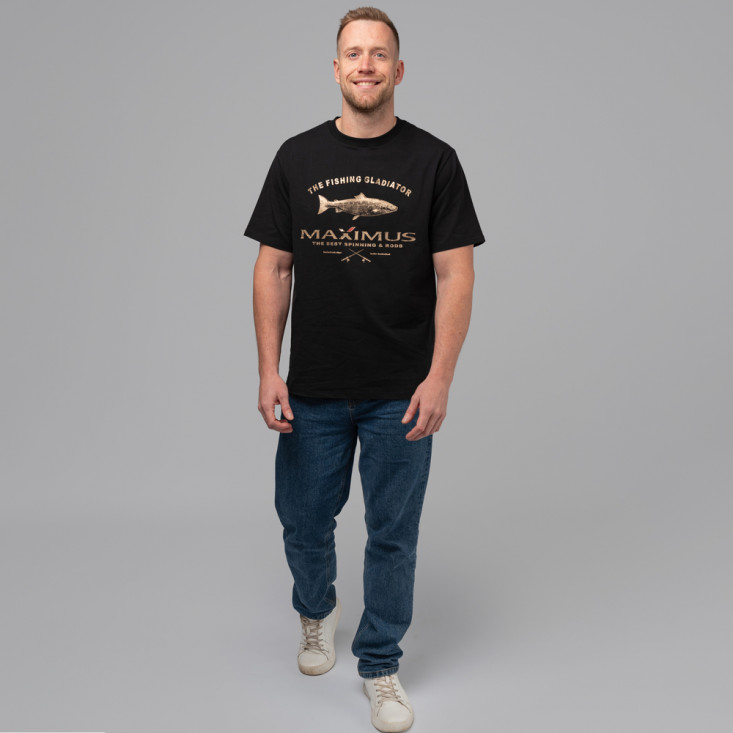 Футболка Maximus чёрная 3XL (MCTSBXXXL)