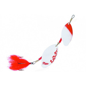 Блесна вращ. Mepps TANDEM PIKE, Red/White/SILVER (блистер) Блесна вращ. Mepps TANDEM PIKE, Red/White/SILVER (блистер)