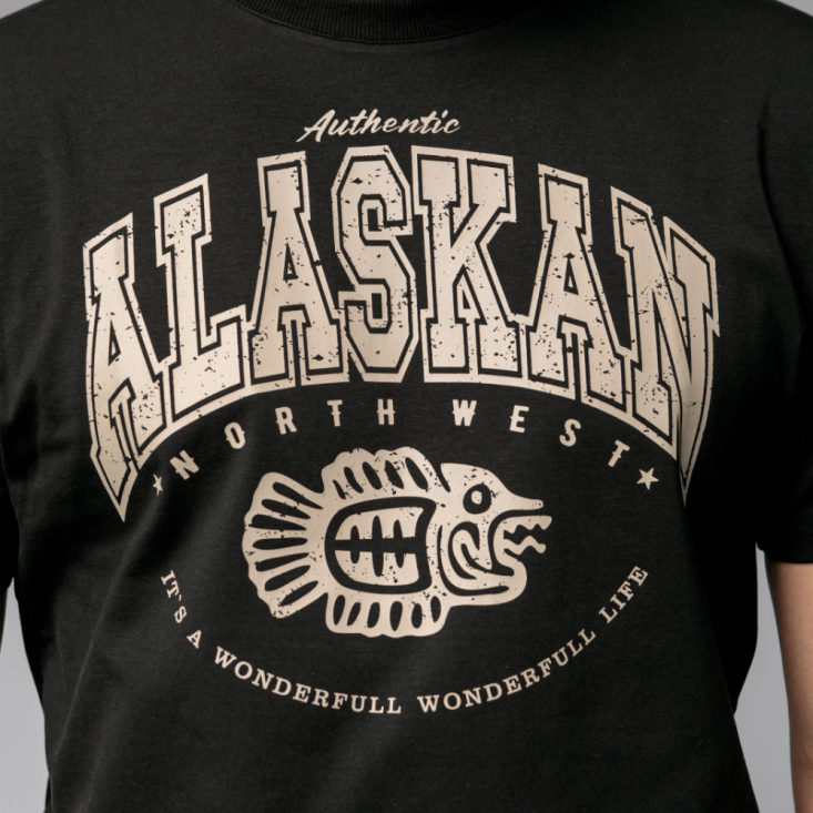 Футболка Alaskan черная  M